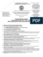 ECWANDC Board Meeting Agenda - October 20, 2014