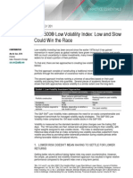 Practice Essentials SP 500 Low Volatility Index