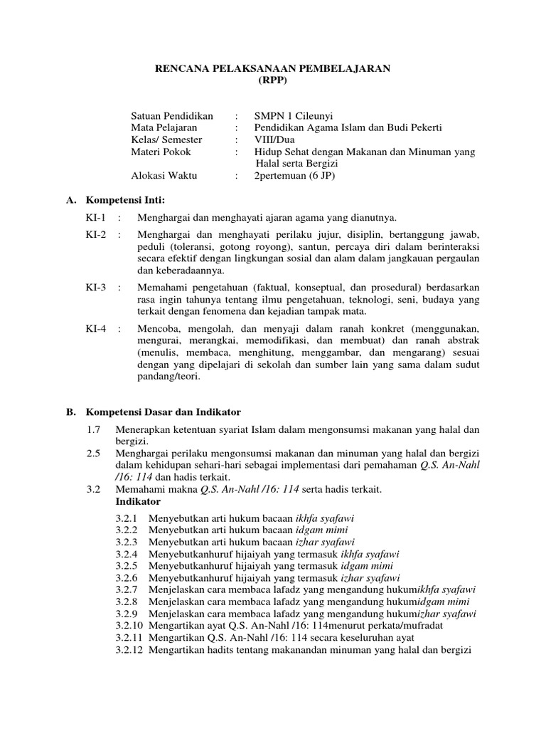 Hadis Tentang Makanan Dan Minuman Yang Halal Dan Bergizi ...