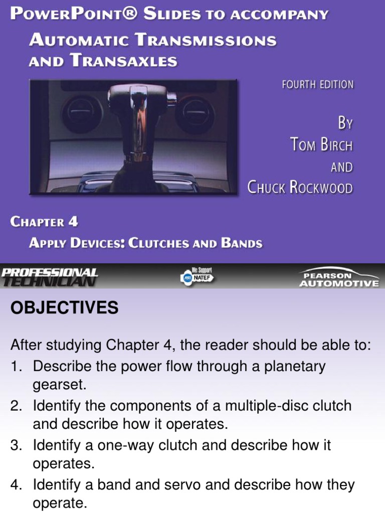 Clutches and Bands PDF Clutch Automatic Transmission