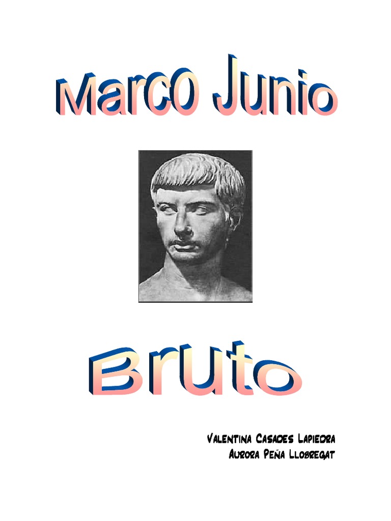 Bruto PDF PDF Marcus Junius Brutus