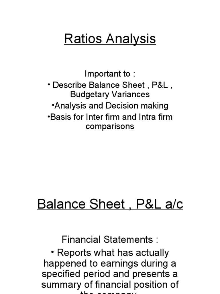 Comprehensive Guide to Financial Ratios | PDF | Financial Capital ...