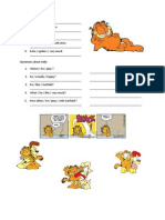 Garfield Present Simple Role Play Adverbs of