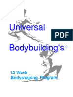 12-Week Body Building Course For Men and Women