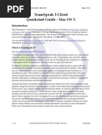 Download Official TeamSpeak 3 Client Open Beta Quickstart Guide for Mac OS X by Johne Cook SN24318828 doc pdf
