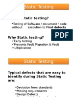 Static Testing