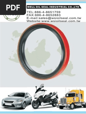 WELL Oil Seal Catalog | PDF | Nissan | Commercial Vehicles