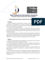 Reglamentacion de La Practica Del Aeromodelismo PDF