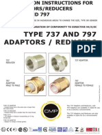 CMP Type 737 & 797 Reducer & Adaptor