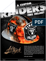168 Raiders Helmet