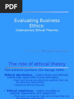 Ethical Theories