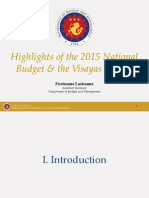 Highlights of the 2015 NEP and the Visayas Budget by Asec. Tina Rose Marie Canda, DBM