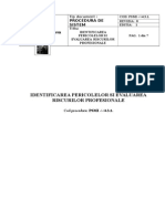 PSMI --4.3.1. Identificarea Pericolelor Si Evaluarea Riscurilor Profesionale