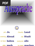 Aussprache Learn German Aprender Aleman