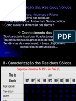 Caracterização de Residuos Solidos Urbanos