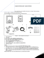 HMI Door Keypad Mounting Kit Installation Instructions