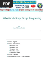 What is VB Script Programming