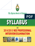 Syllabus for NSE Professional