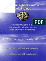 are you right-brained or left-brained
