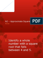 n2  approximate square roots review en