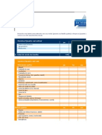 Controle financeiro mensal com tabela de renda e despesas