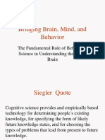 Bridging Brain, Mind, and Behavior: The Fundamental Role of Behavioral Science in Understanding The Mind-Brain