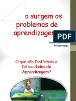 Dificuldades de e Na Aprendizagem