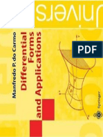 Differential Forms and Applications Do Carmo Manfredo P PDF