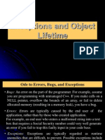 Chapter 5-Exceptions and Object Lifetime
