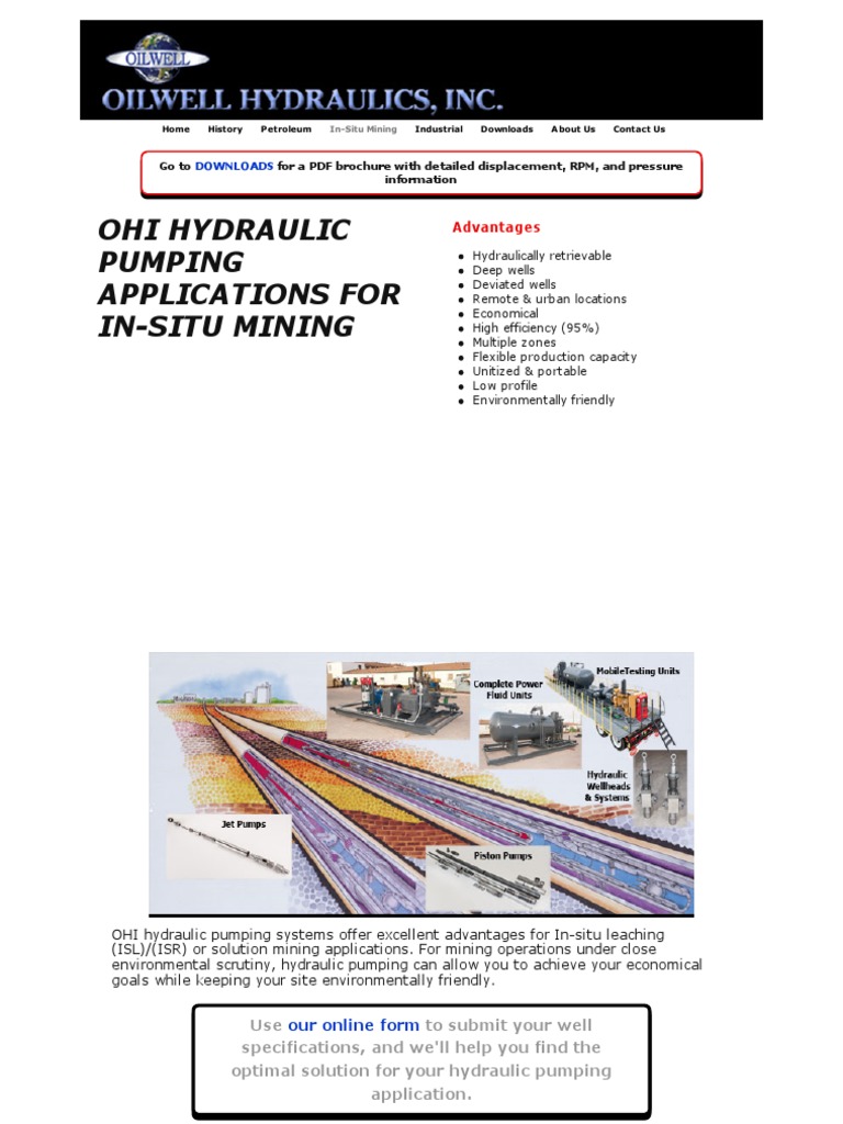 Oilwell Hydraulics, Inc PDF Pump Nozzle