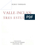 Valle Inclan Tres Estudios PDF