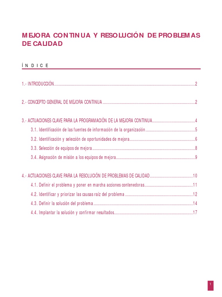 Guía de Mejora Continua y Kaizen | PDF