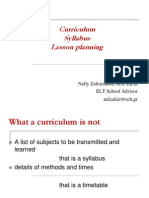 -curriculum and lesson planning