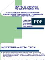 Comparación NOx Central Térmoeléctrica Taltal Chile - Central Encina EEUU - Hugo Román MAIA-UCN 2010 PDF