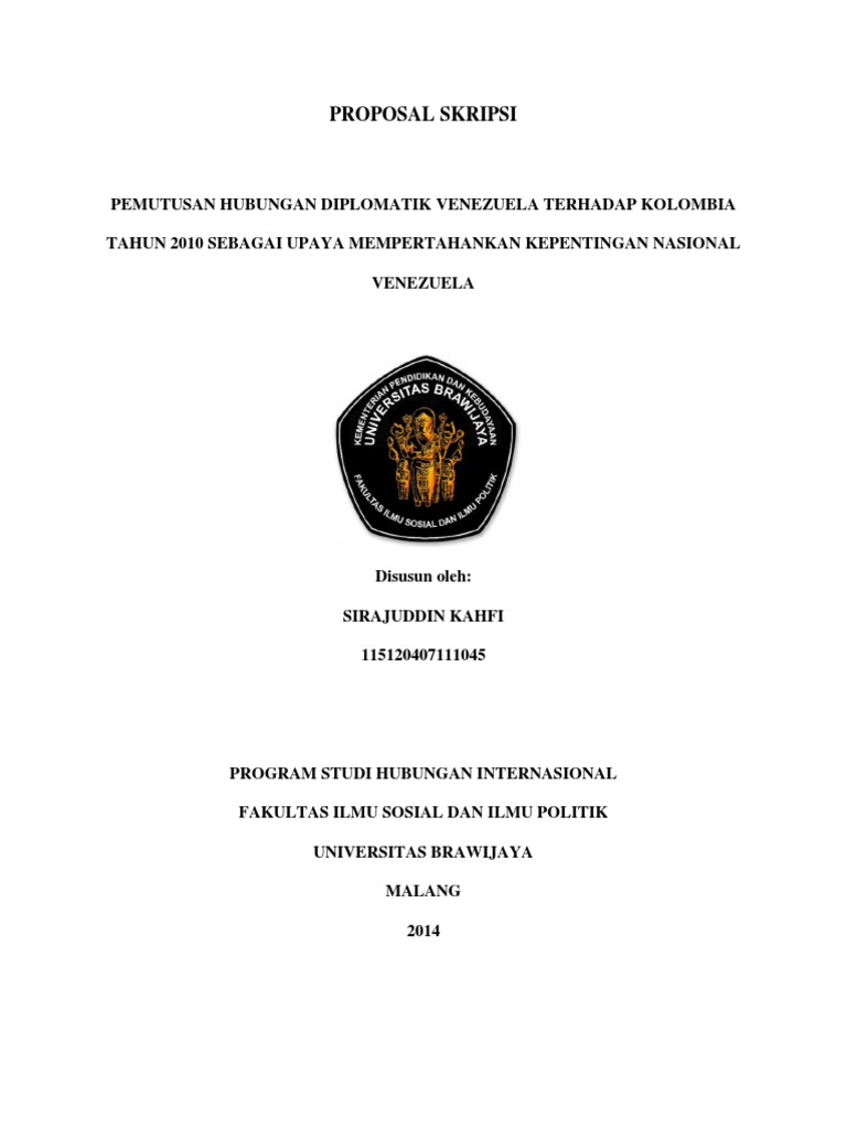 Outline Skripsi Sirajuddin Kahfi