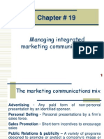 Chapter # 19: Managing Integrated Marketing Communications