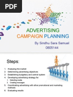 Download Advertising Campaign Planning by sarah x SN24323345 doc pdf