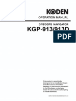 Manual Navegador Koden KGP-913 - 913D - Ome - 0812 PDF