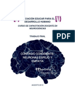 Contagio Consciente Neuronas Espejo y Empatía - Marisela Céspedes García PDF