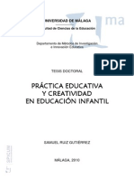 Practica Educativa y Creatividad - Educ - Infantil - 2010 - Tesis PDF