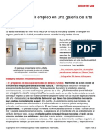 Como Conseguir Empleo Galeria Arte Nueva York PDF