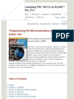 Programming PIC MCUs in Basic (MikroElektronika; HTMLtoPDF)