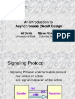 Introduction To Asynchronous Circuit Design