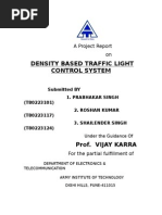 Density Based Traffic Light Control System