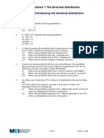 Introducing The Binomial Distribution PDF