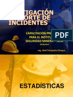 Invertigación y Reporte de Incidentes