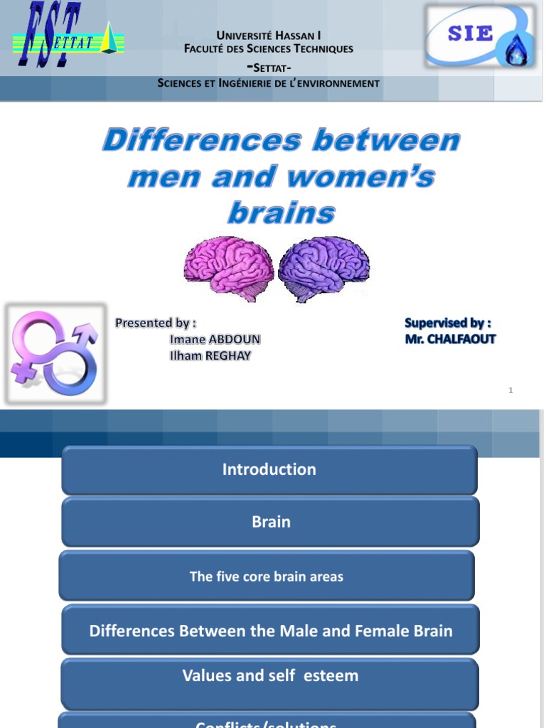 Differences Between Man and Woman Brain | PDF | Attention | Thought