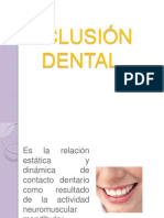 Oclusión Dental