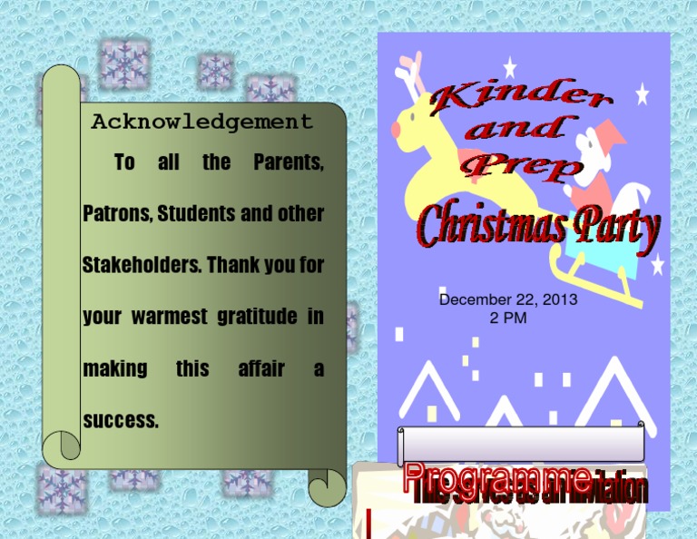 Acknowledgment of Event Support | PDF