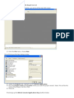 How to Create a C Program with VC++ 6.0